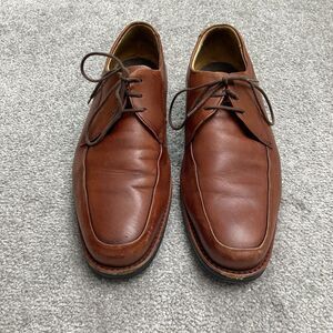 Arnold Palmer Legend Marty Leather Oxford Dress Shoes Men 9M Brown Lace Up Work